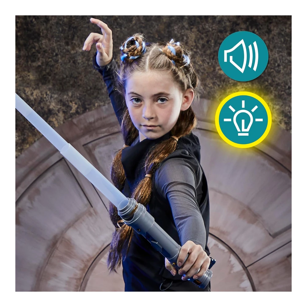 b0bryh6jqp_2.webp Star Wars Lightsaber Forge Ahsoka Tano - Sable Electrónico Personalizable Blanco - Juguetes para niños y Niñas de 4 Años