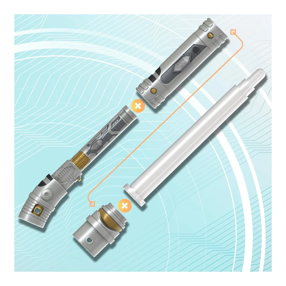 b0bryh6jqp_4.webp Star Wars Lightsaber Forge Ahsoka Tano - Sable Electrónico Personalizable Blanco - Juguetes para niños y Niñas de 4 Años