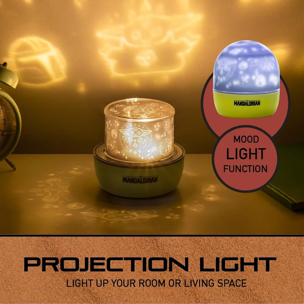 Paladone Star Wars Grogu, proyector luz nocturna oficial