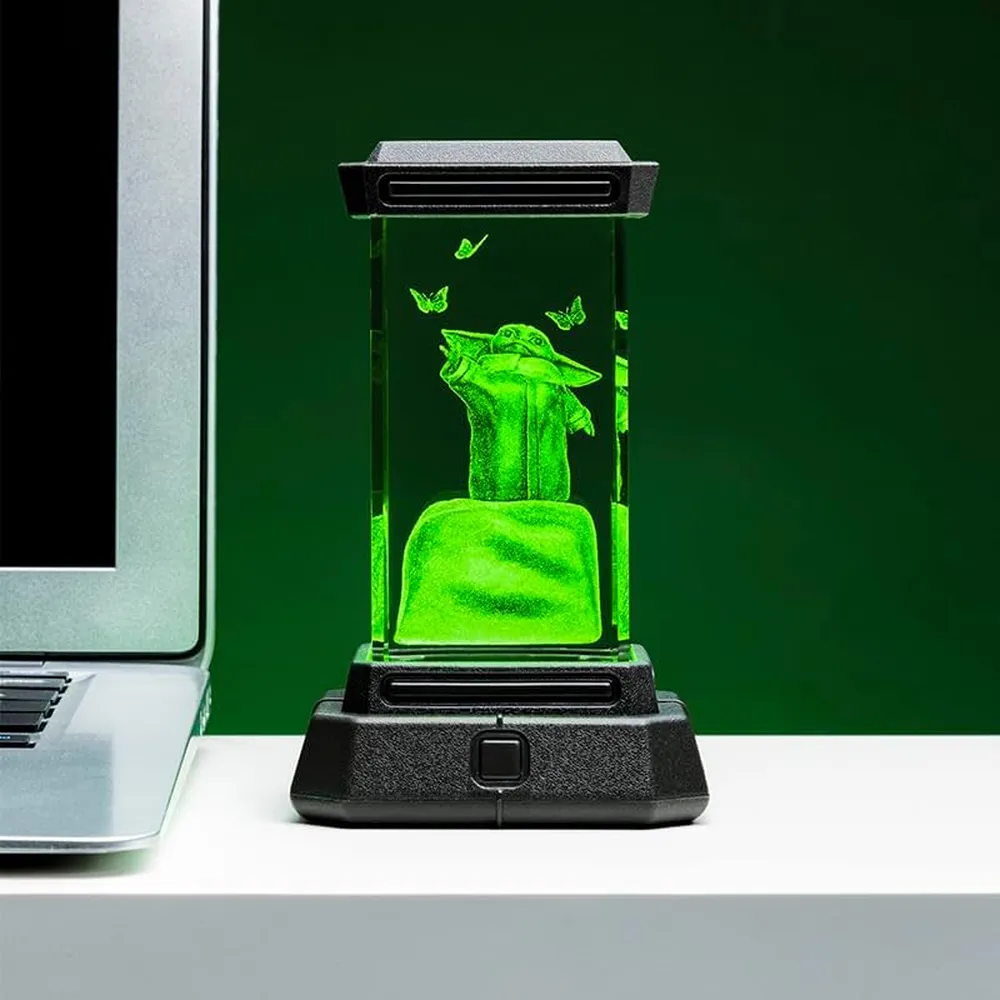 Paladone Grogu, luz holográfica láser 3D The Mandalorian oficial
