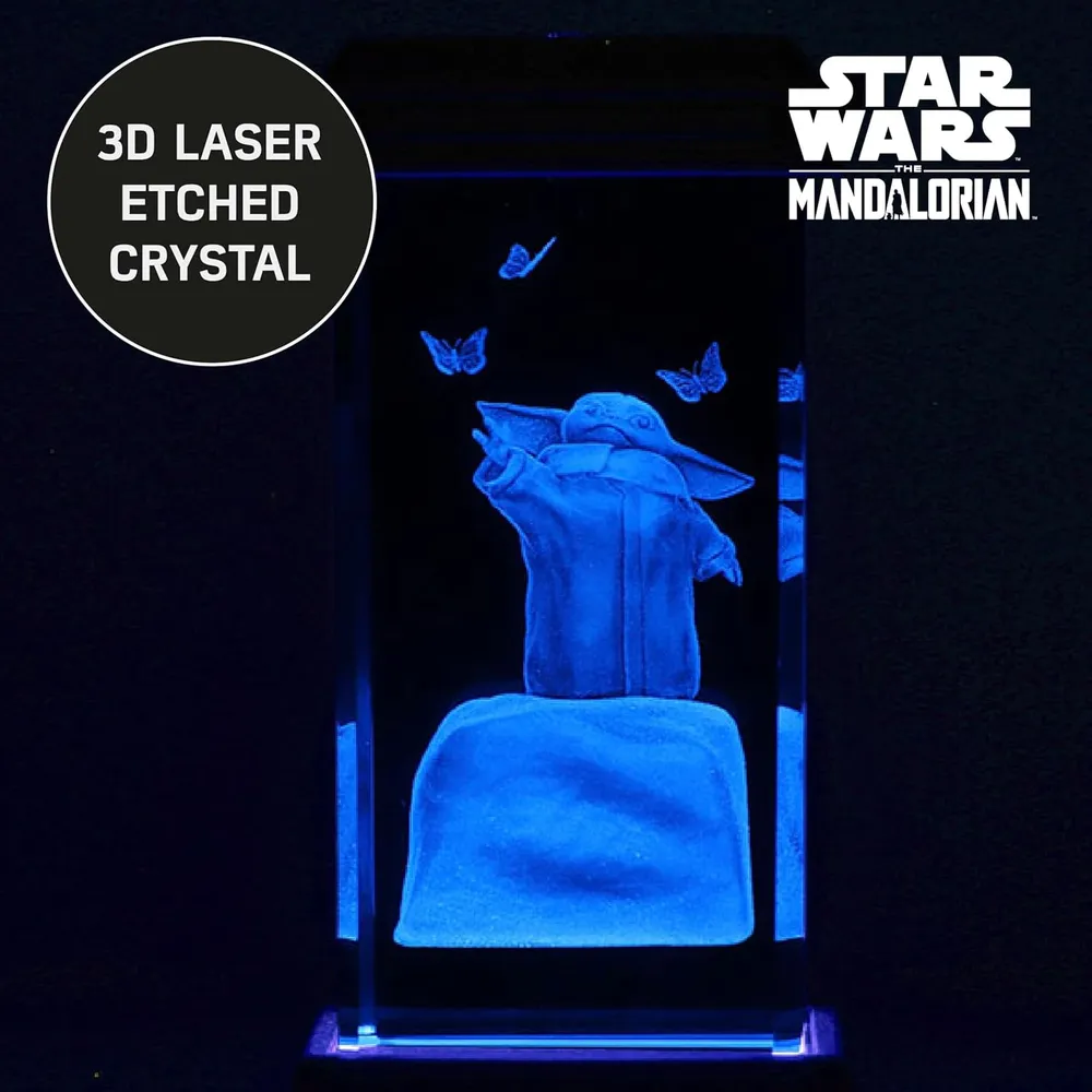 Paladone Grogu, luz holográfica láser 3D The Mandalorian oficial
