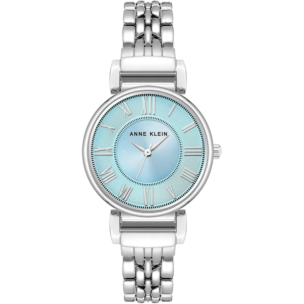 Anne Klein AK/2159SVSV reloj para mujer | 30 mm - Plateado/Azul claro