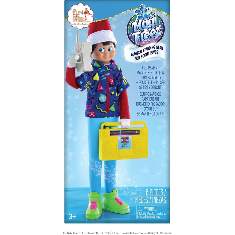 The Elf on the Shelf accesorios retro 80s