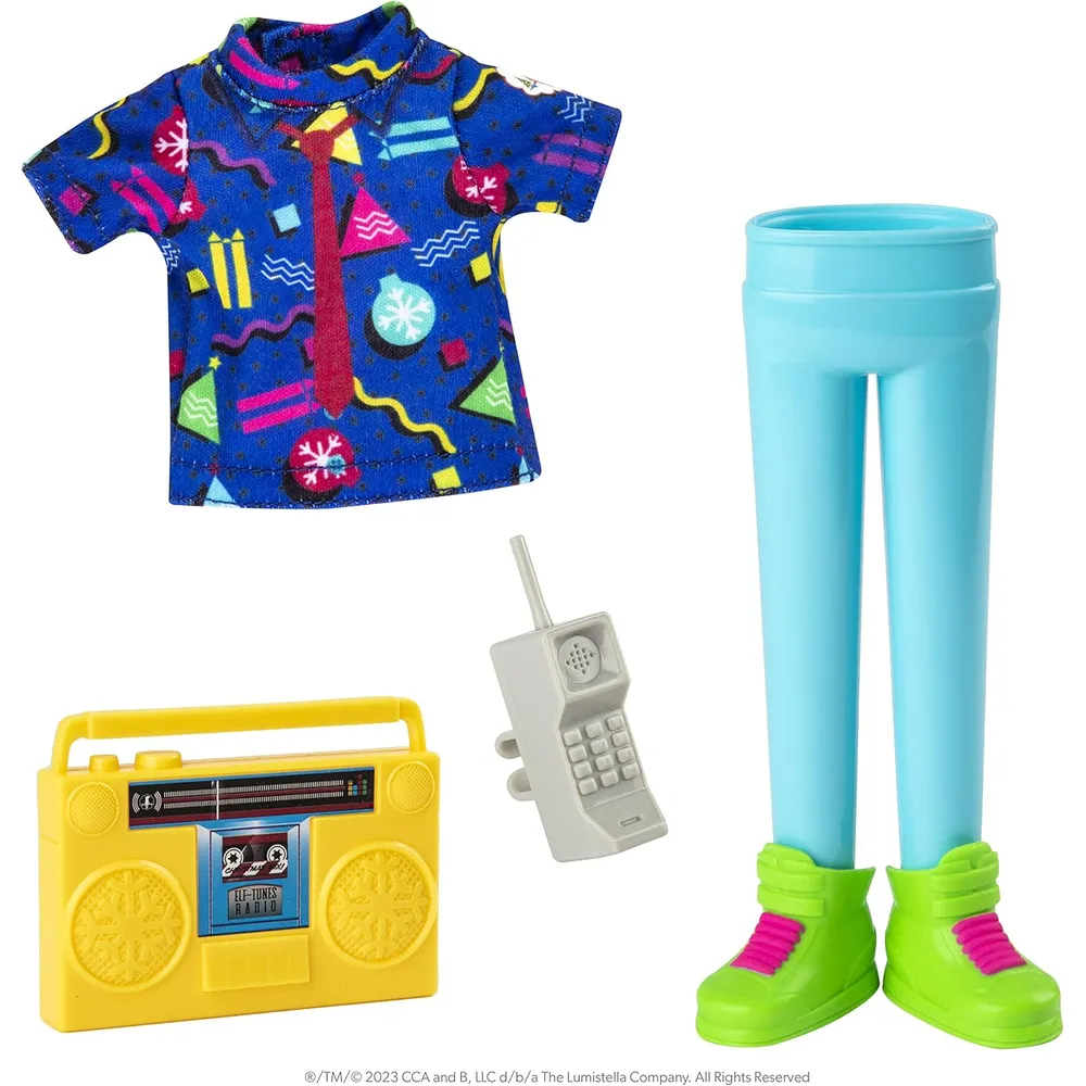 The Elf on the Shelf accesorios retro 80s