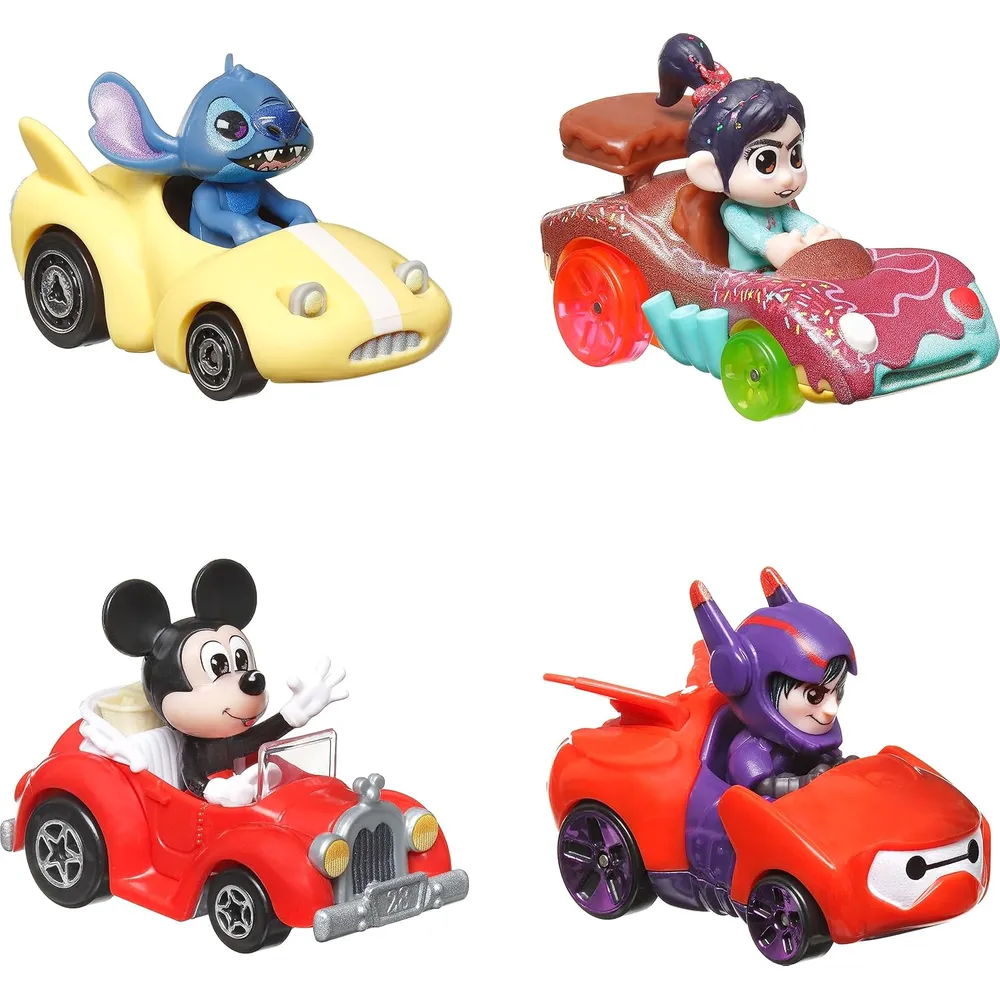 HOT WHEELS DISNEY PIXAR SET 4 PZS
