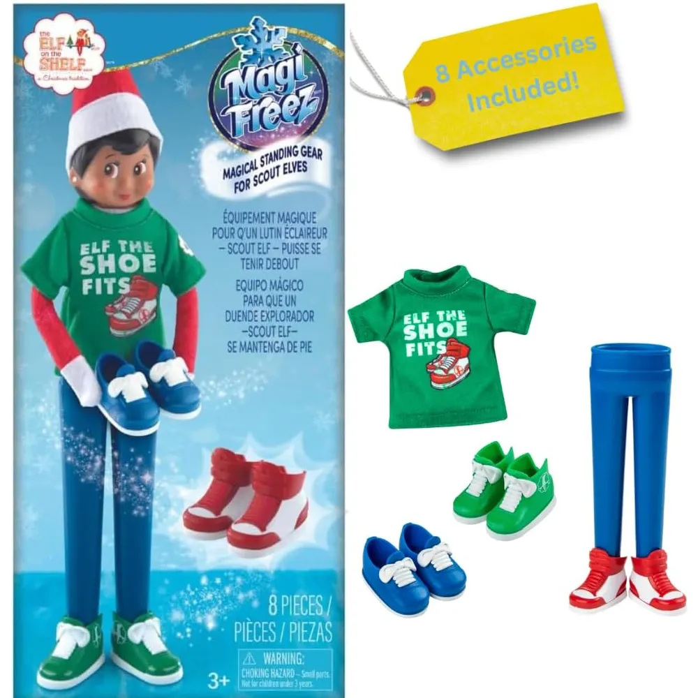 The Elf on the Shelf paquete de accesorios de zapatillas combinables