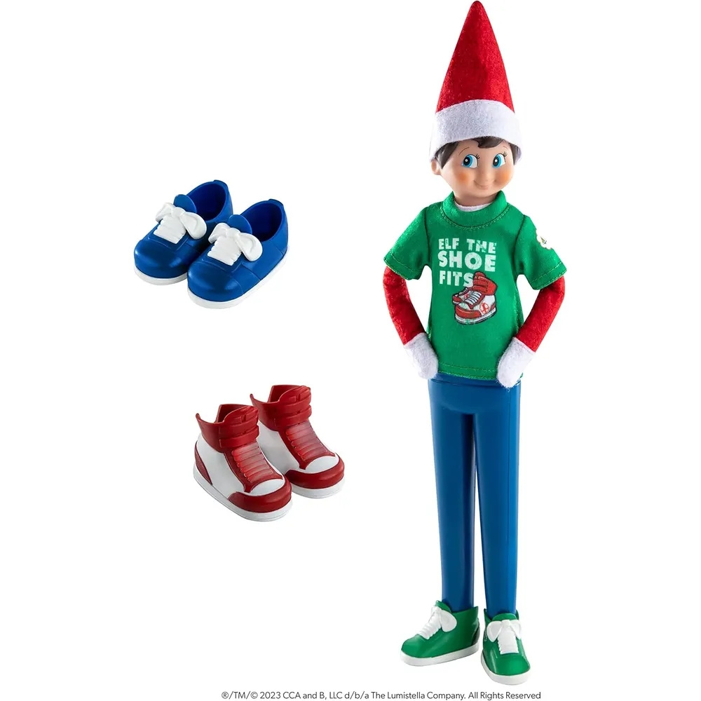 The Elf on the Shelf paquete de accesorios de zapatillas combinables