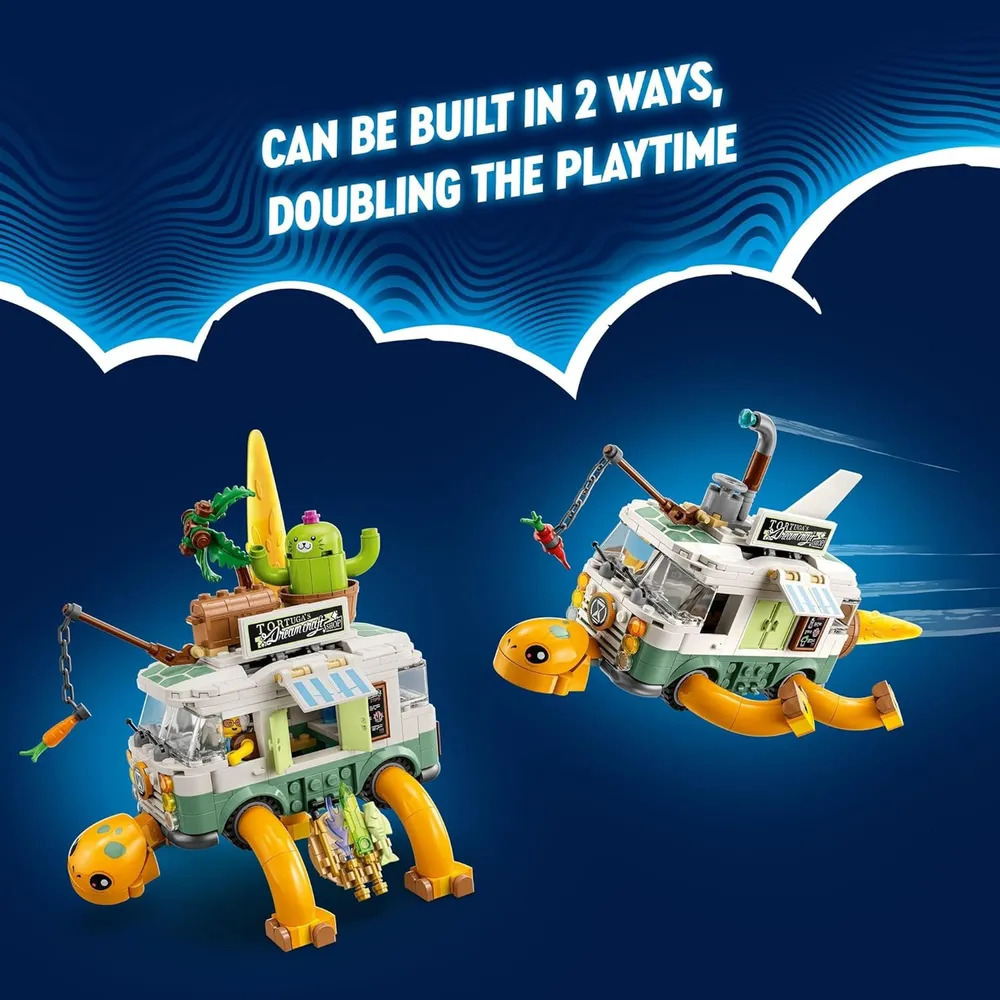 Lego Dreamzzz furgoneta tortuga de la Sra Castillo set 2 en 1 modo submarino