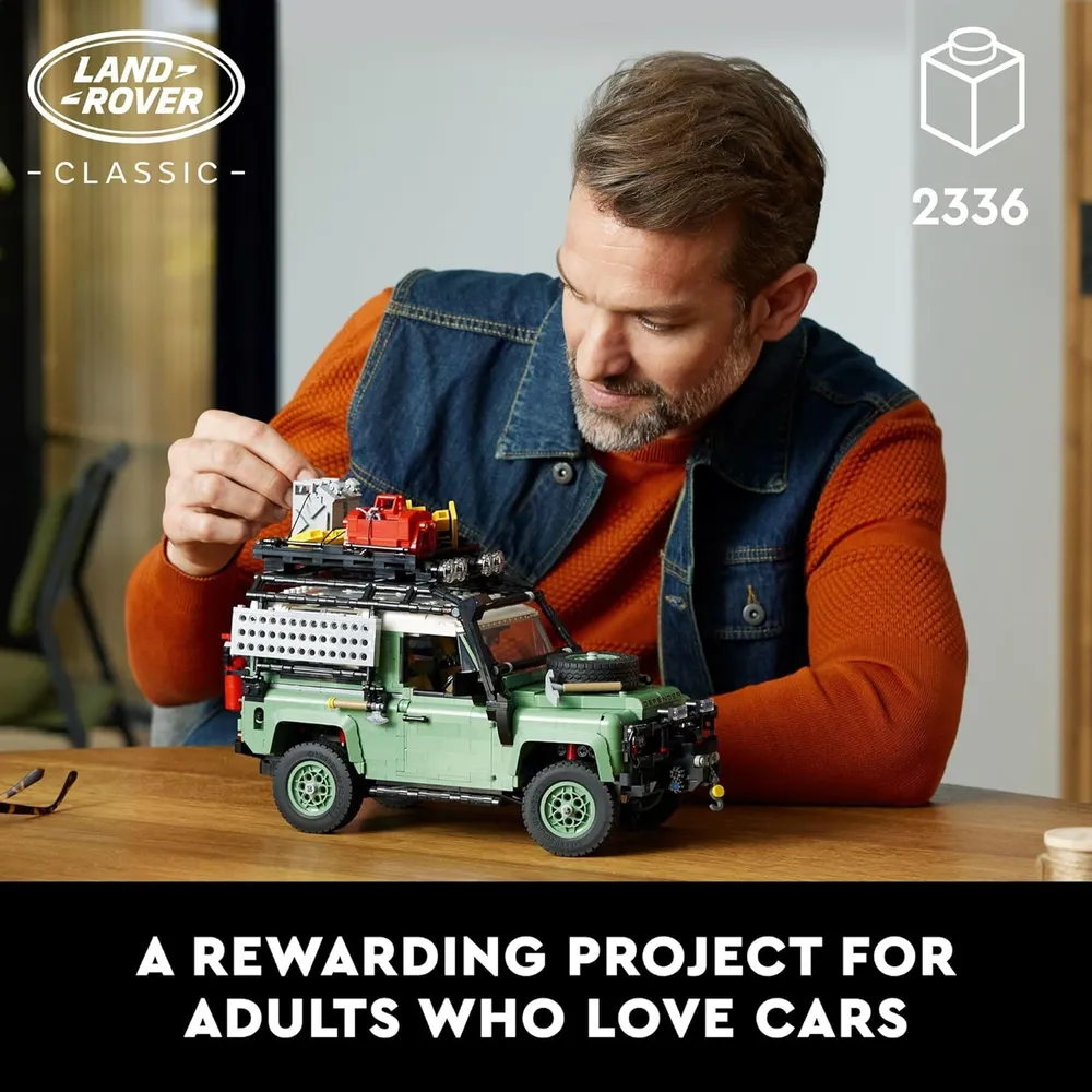 Lego Icons Land Rover Classic Defender 90 set de construcción para adultos