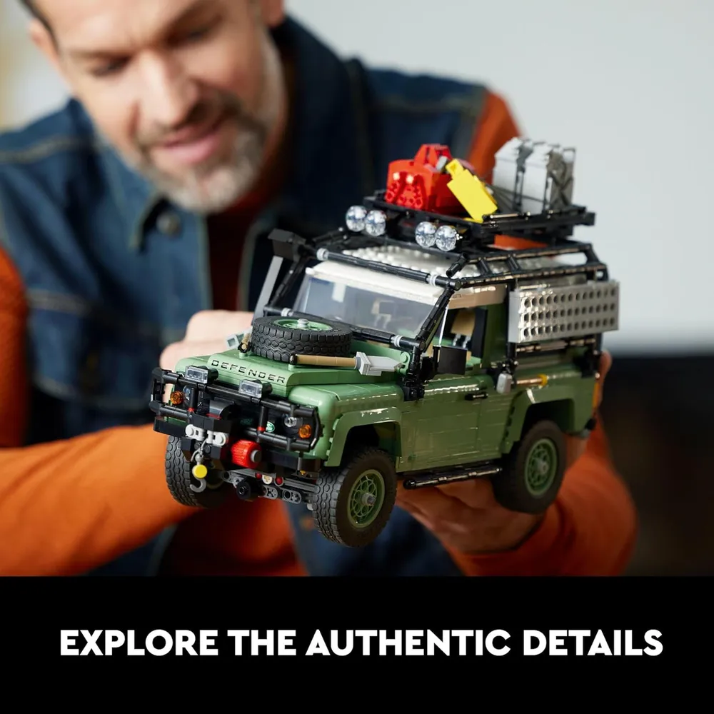 Lego Icons Land Rover Classic Defender 90 set de construcción para adultos