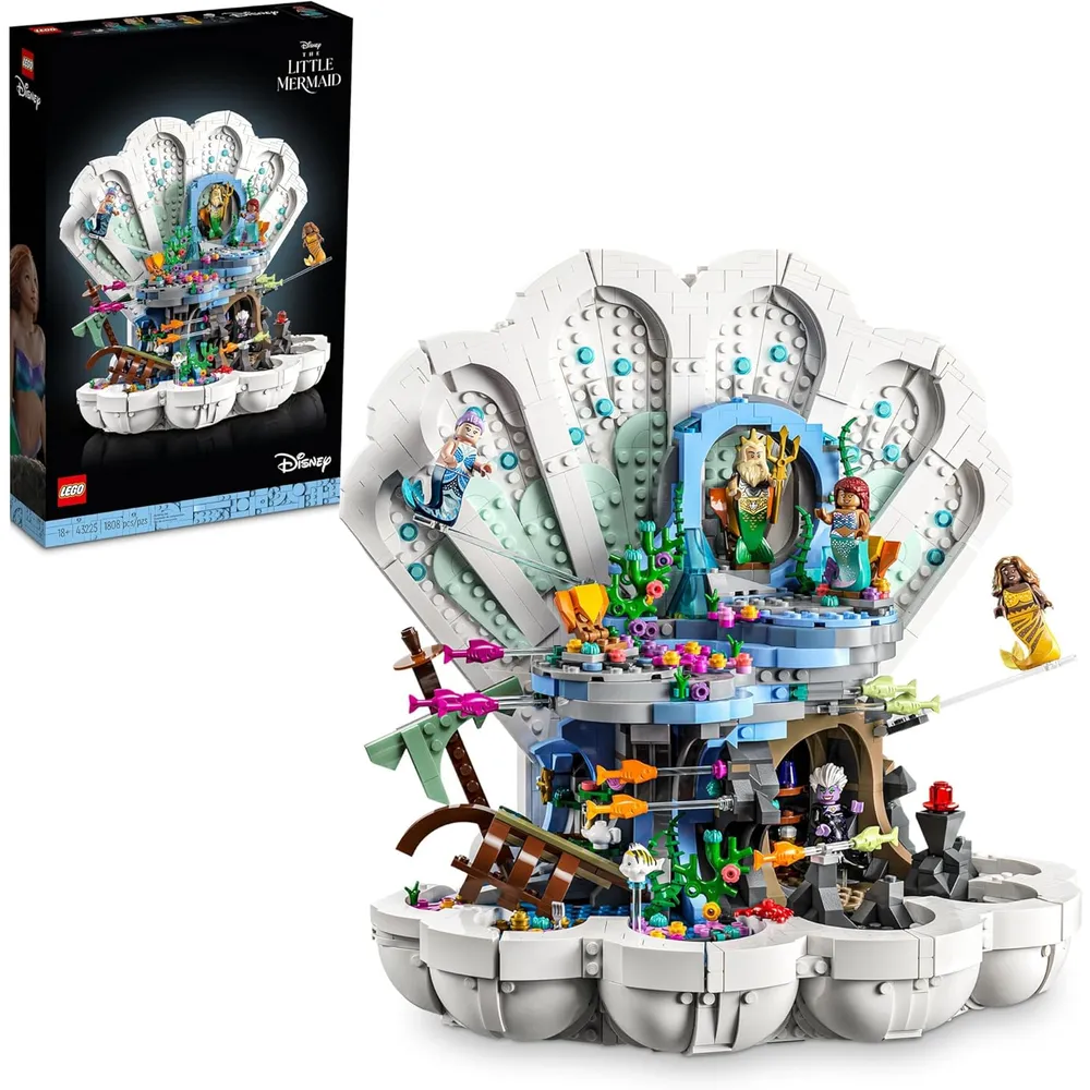 Lego Disney Princess La Sirenita Concha Real set coleccionable con figuras