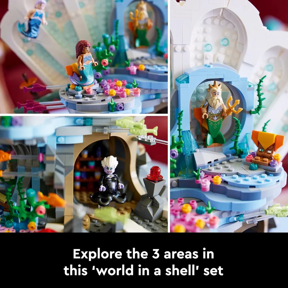 Lego Disney Princess La Sirenita Concha Real set coleccionable con figuras