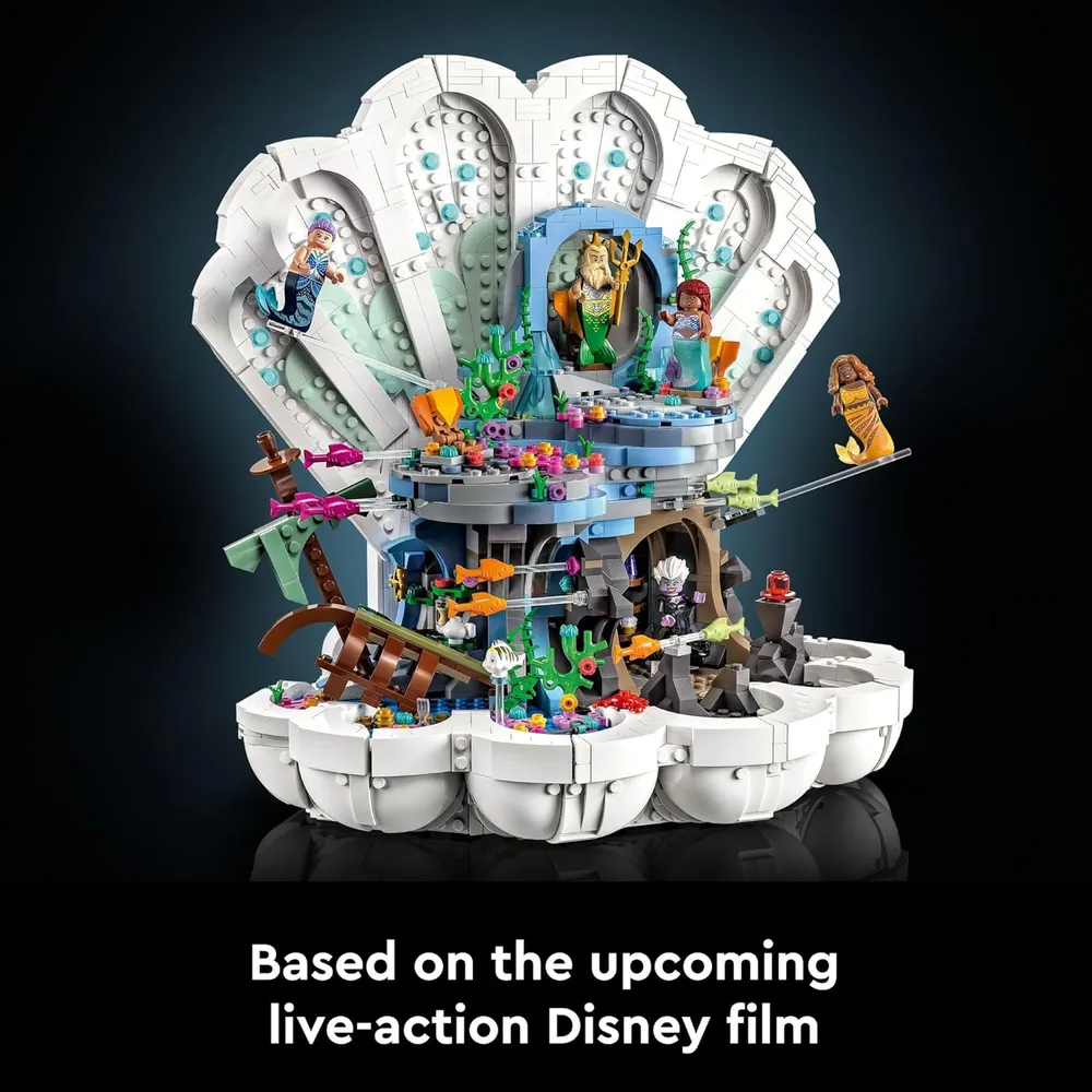 Lego Disney Princess La Sirenita Concha Real set coleccionable con figuras