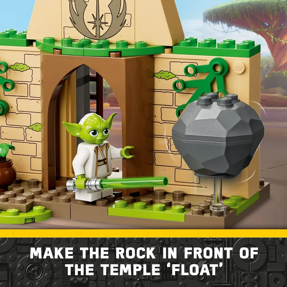 Lego Star Wars Templo Jedi Tenoo set de iniciación con figuras de Yoda y Kai