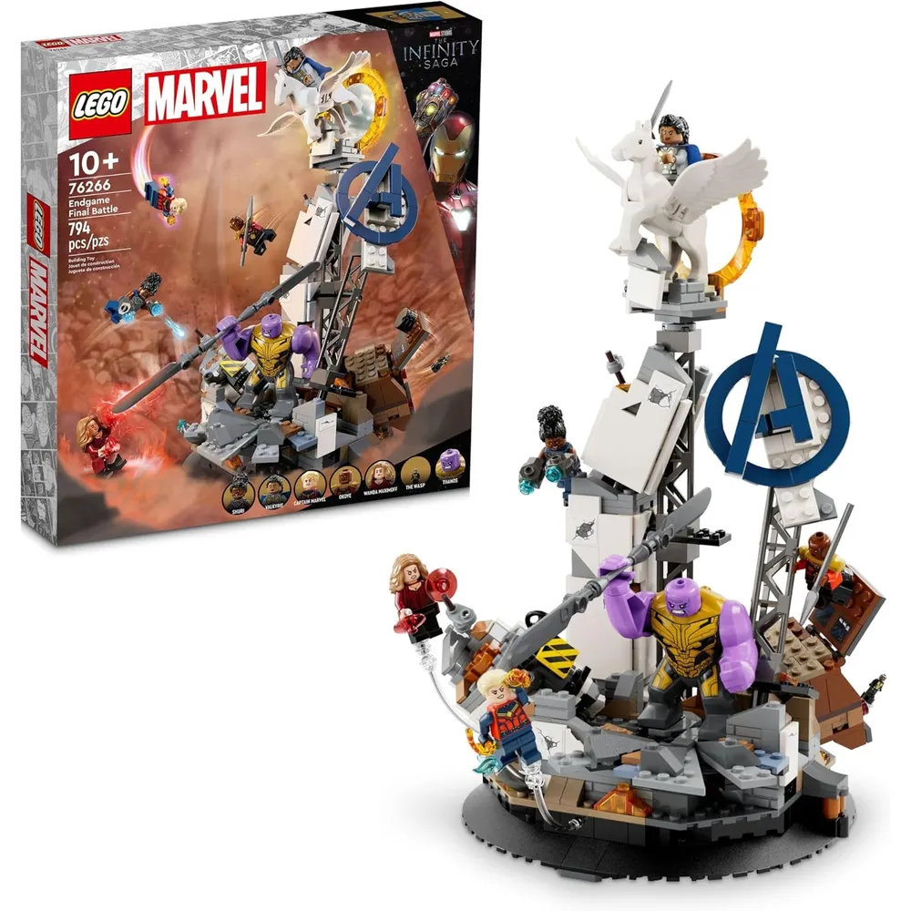 Lego Marvel Endgame Batalla final set coleccionable de los Vengadores