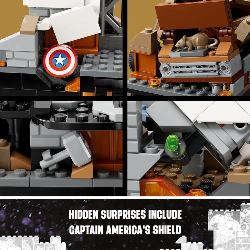 Lego Marvel Endgame Batalla final set coleccionable de los Vengadores