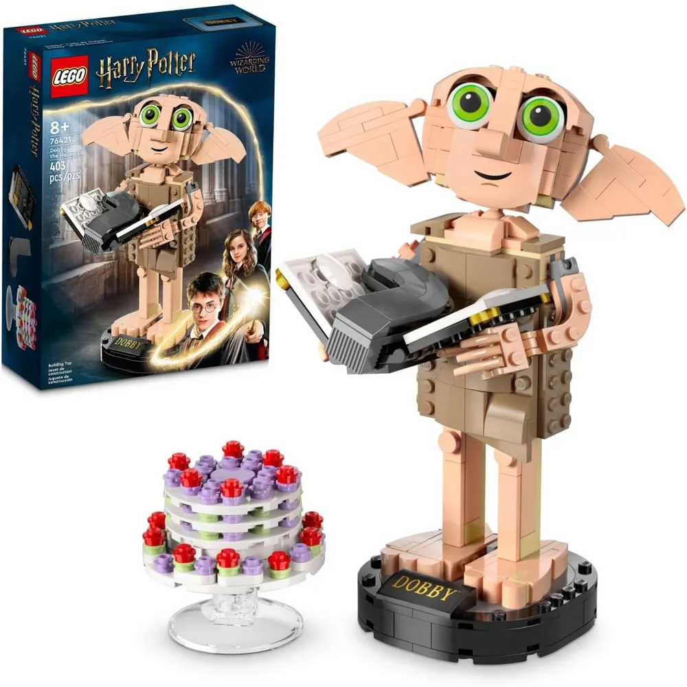 Lego Harry Potter Dobby el elfo doméstico set de exhibición coleccionable
