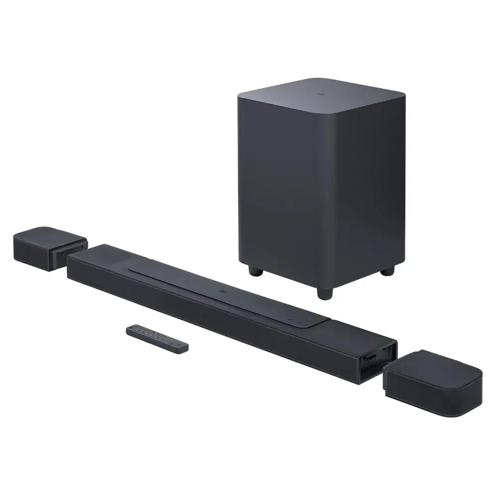 SOUNDBAR JBL BAR 1000 CON SUBWOOFER Y CABLE 8K HDMI
