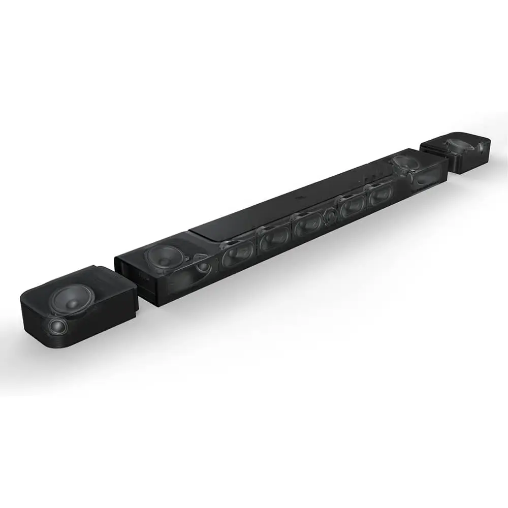 SOUNDBAR JBL BAR 1000 CON SUBWOOFER Y CABLE 8K HDMI