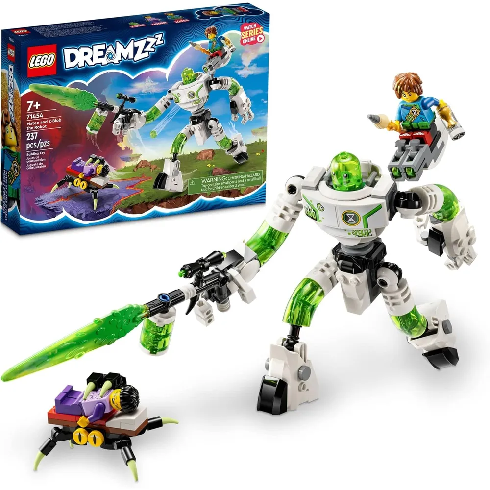 Lego Dreamzzz Mateo y Z Blob el robot set 2 en 1 de construcción creativa