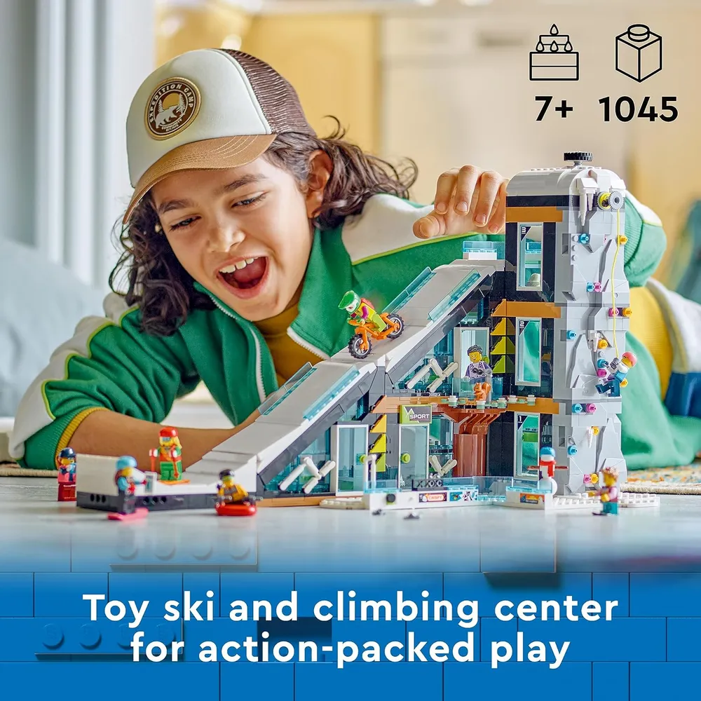 Lego City centro de esquí y escalada set de deportes de invierno infantil