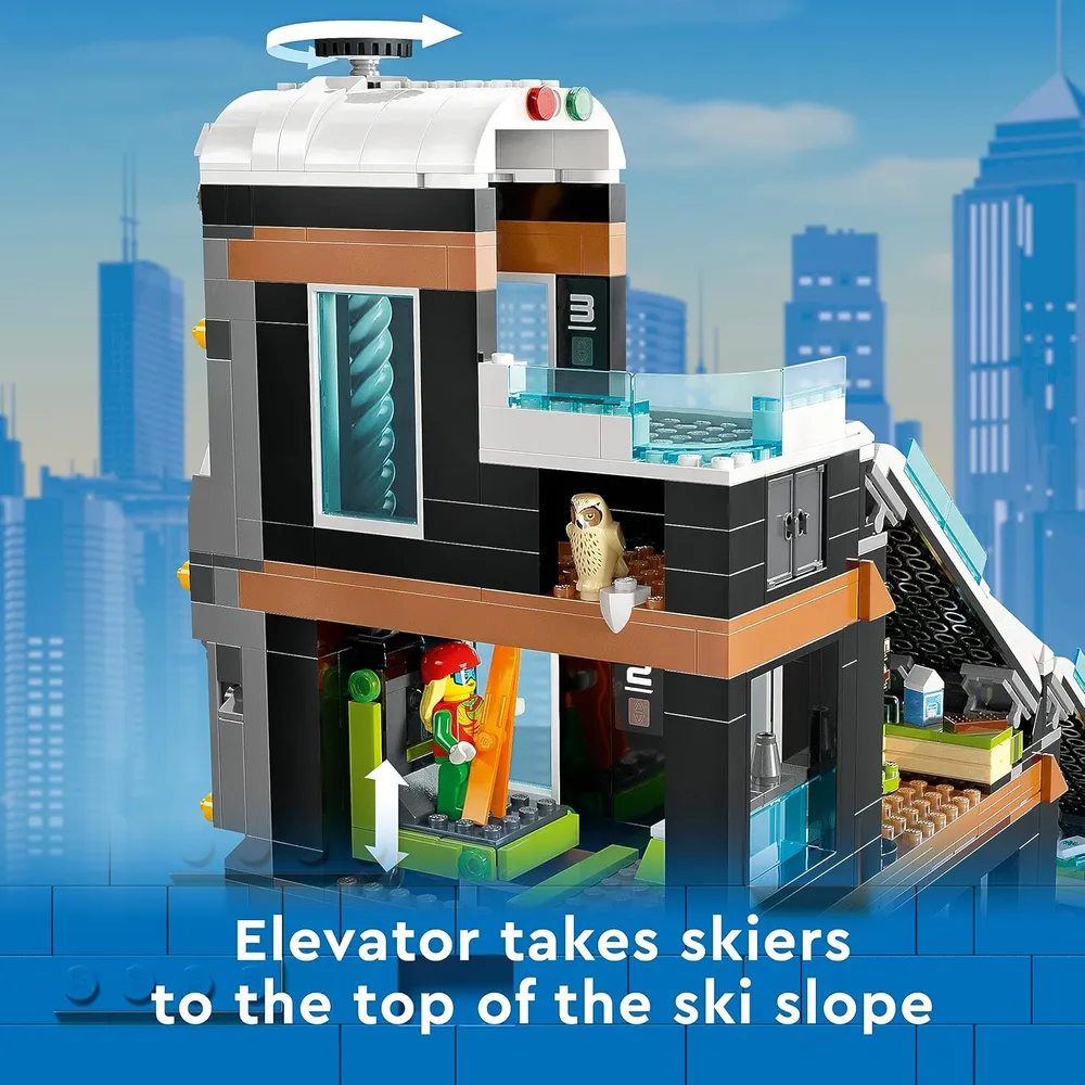 Lego City centro de esquí y escalada set de deportes de invierno infantil