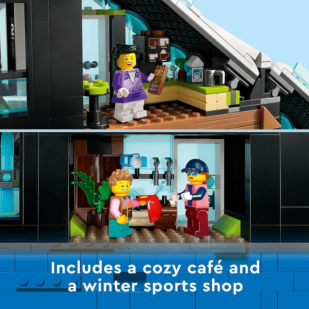 Lego City centro de esquí y escalada set de deportes de invierno infantil