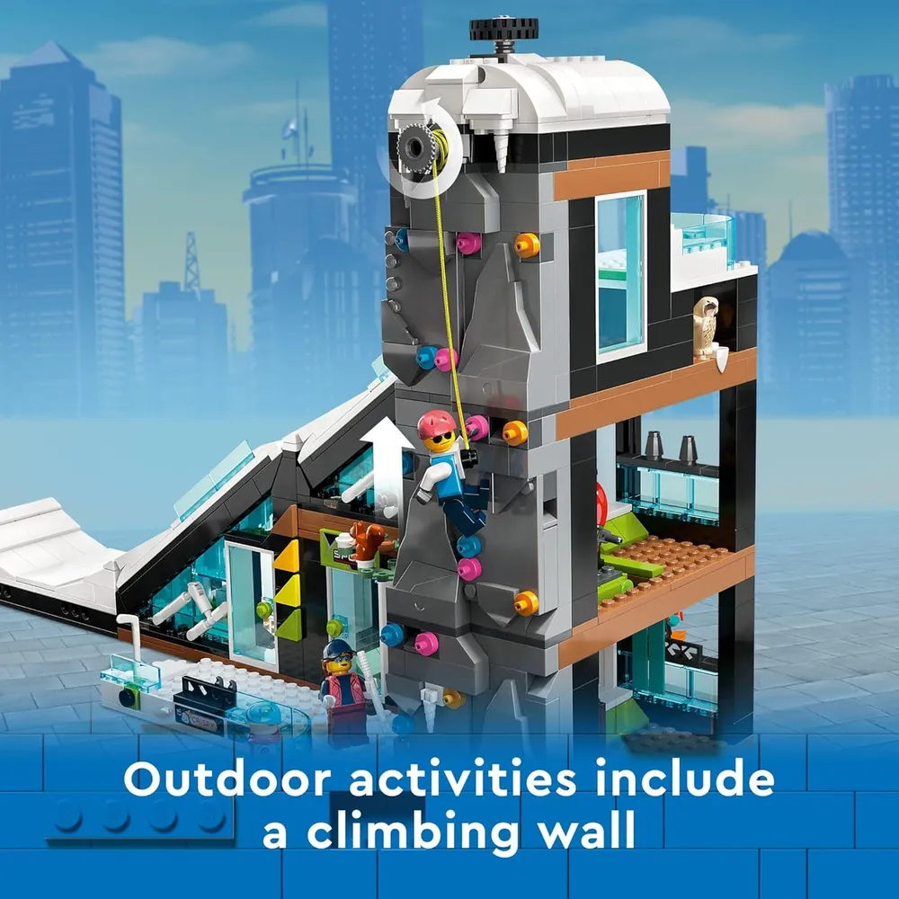 Lego City centro de esquí y escalada set de deportes de invierno infantil