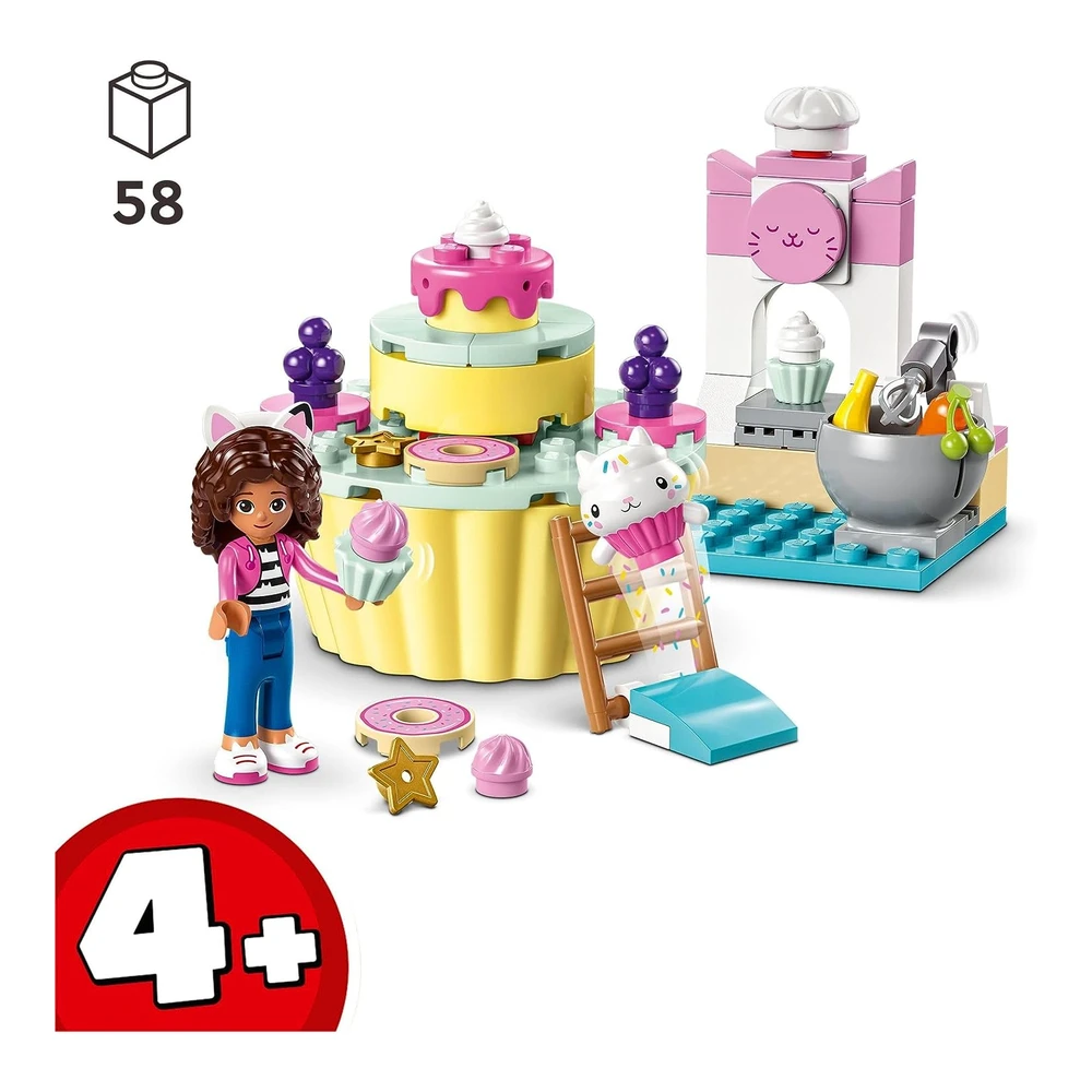 b0bsrdlywd_2.webp Lego Gabby's Dollhouse Bakey With Cakey Fun 10785 Juego de Juguetes de Construcción - Cocina de Simulación - Horno