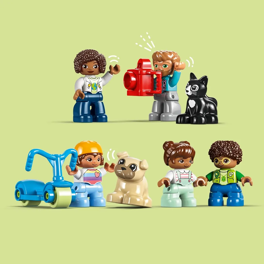 Lego Duplo Town 3 en 1 casa familiar set educativo STEM para niños pequeños