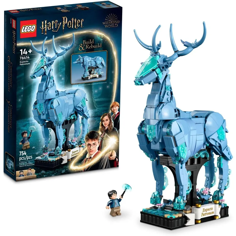 Lego Harry Potter Expecto Patronum set coleccionable 2 en 1 para fans