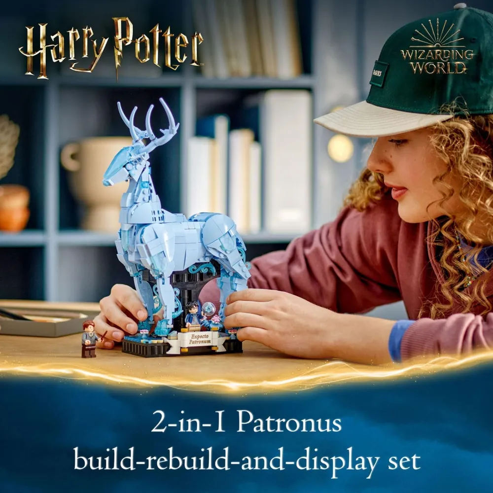 Lego Harry Potter Expecto Patronum set coleccionable 2 en 1 para fans