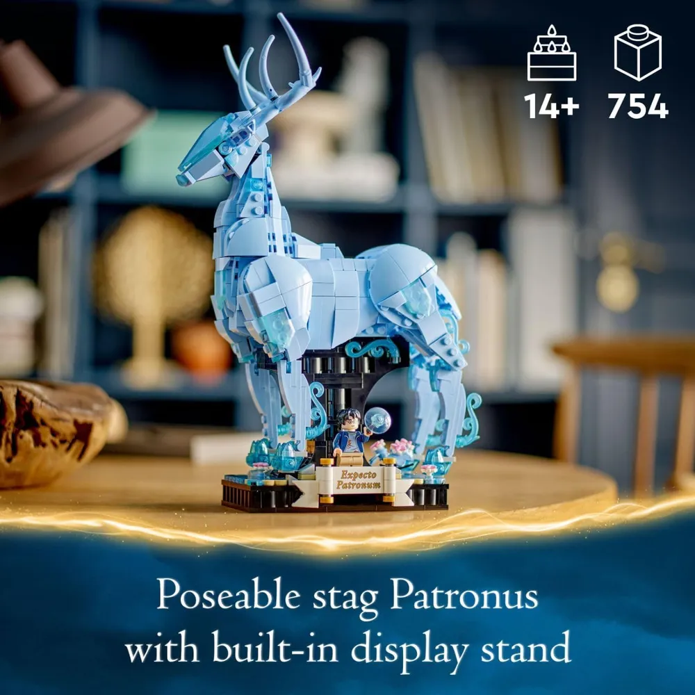 Lego Harry Potter Expecto Patronum set coleccionable 2 en 1 para fans