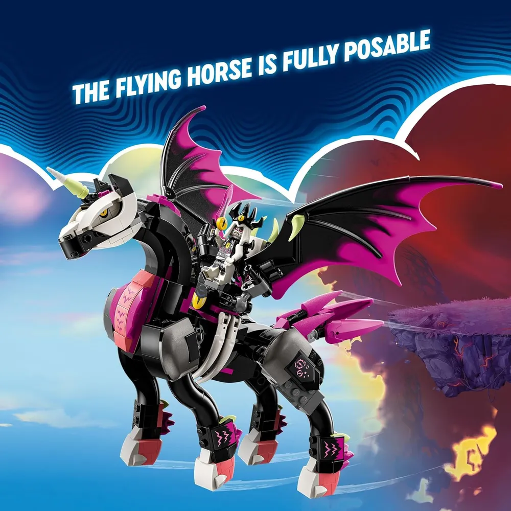 Lego Dreamzzz Pegaso caballo volador set de construcción con 3 minifiguras