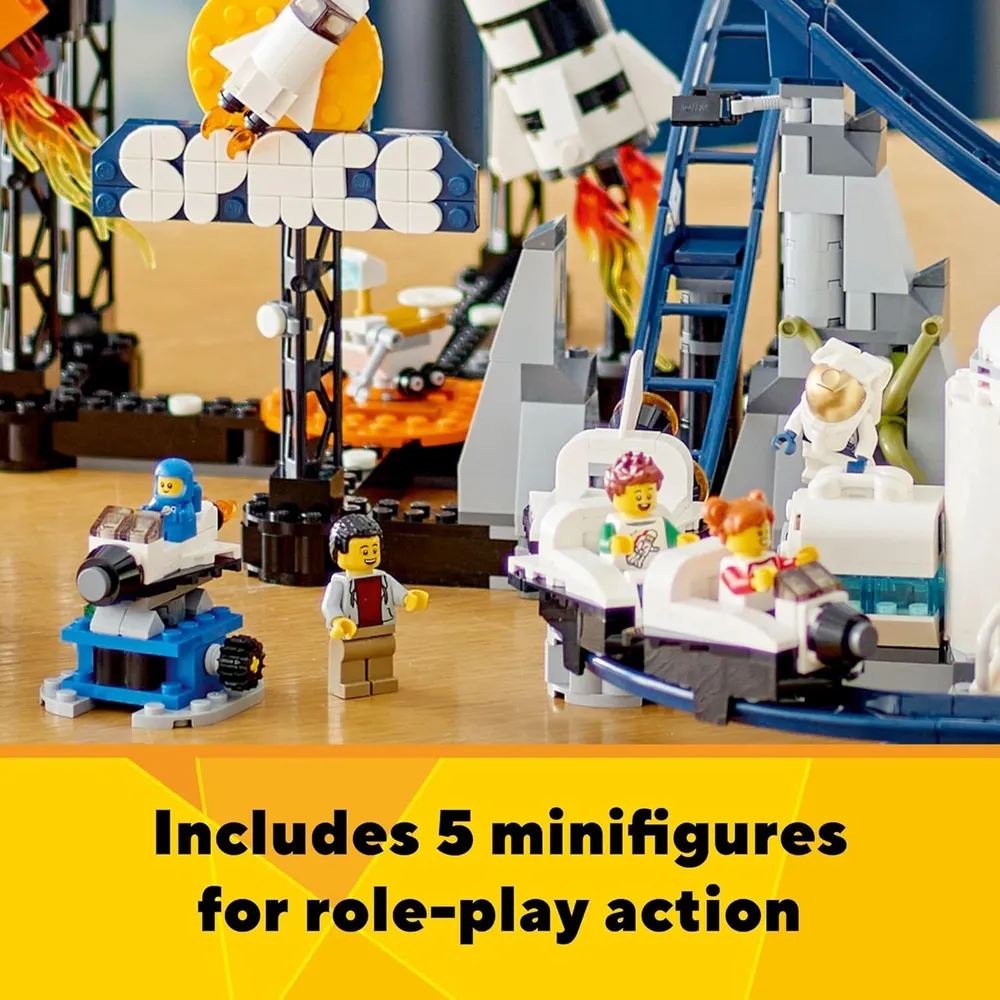 Lego Creator 3 en 1 parque de atracciones espacial con montaña rusa