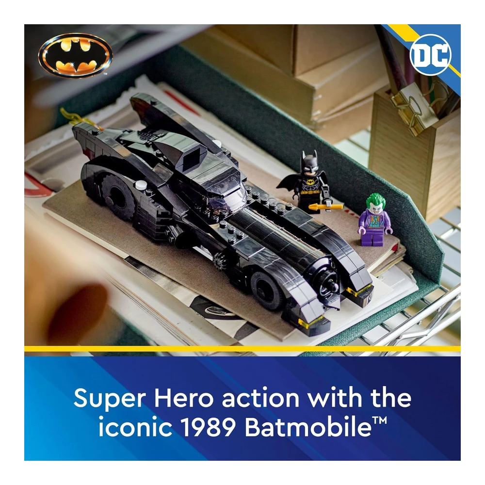 Lego Dc Batmobile - Batman Vs. The Joker Chase Juguetes de Construcción - Vehículo de Batman con Armas y Una Cabina