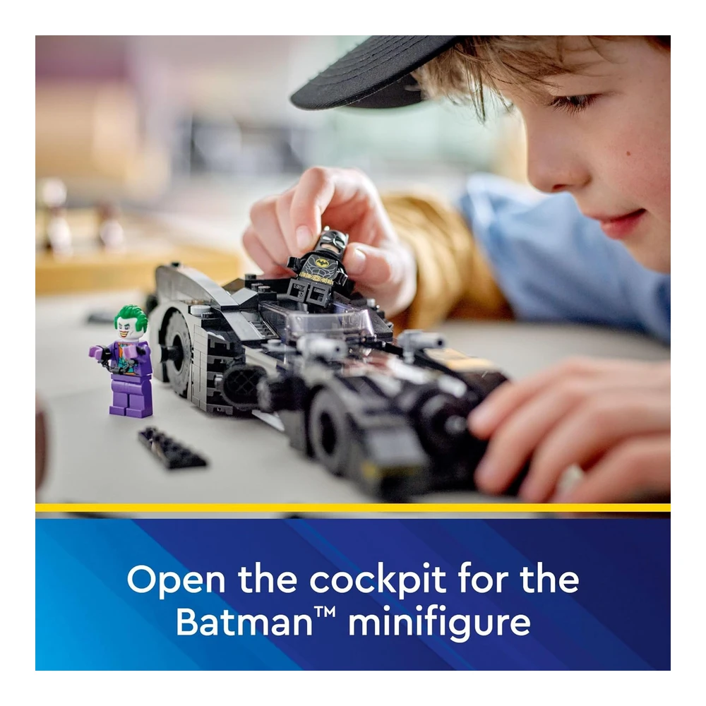Lego Dc Batmobile - Batman Vs. The Joker Chase Juguetes de Construcción - Vehículo de Batman con Armas y Una Cabina