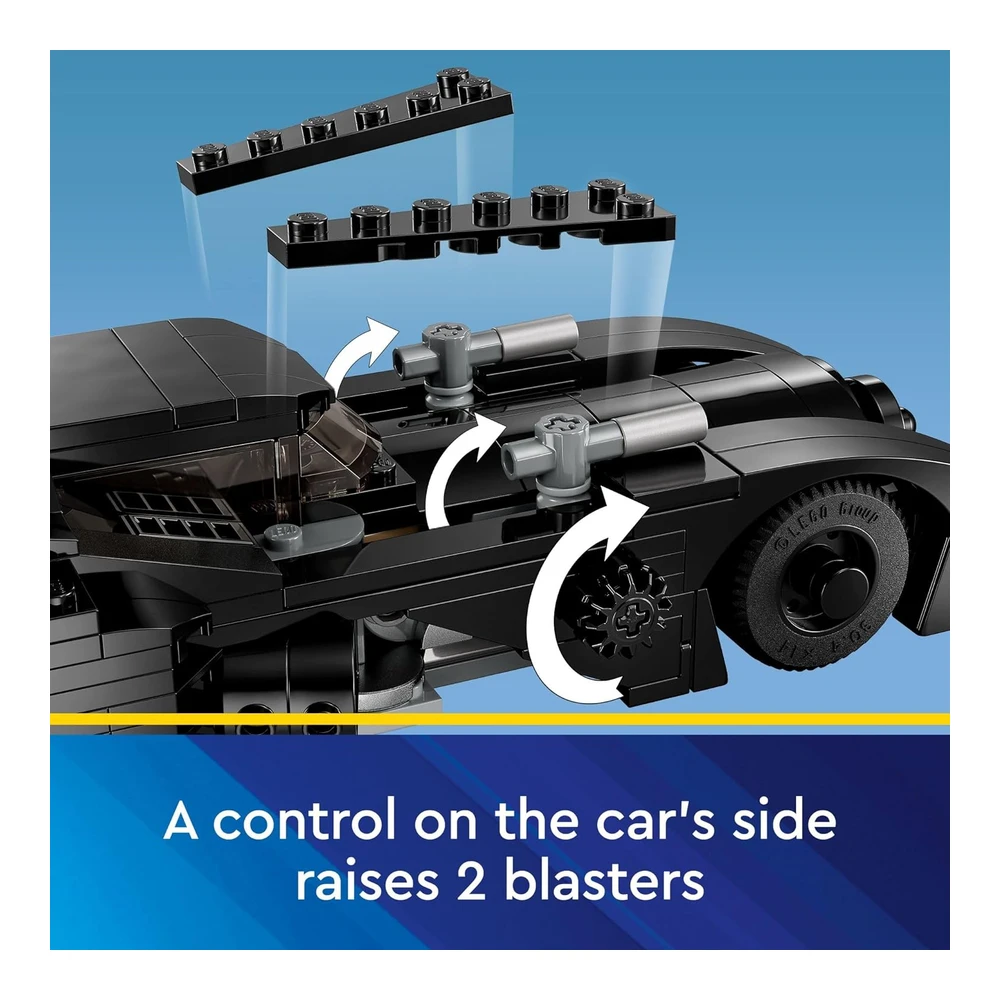 Lego Dc Batmobile - Batman Vs. The Joker Chase Juguetes de Construcción - Vehículo de Batman con Armas y Una Cabina