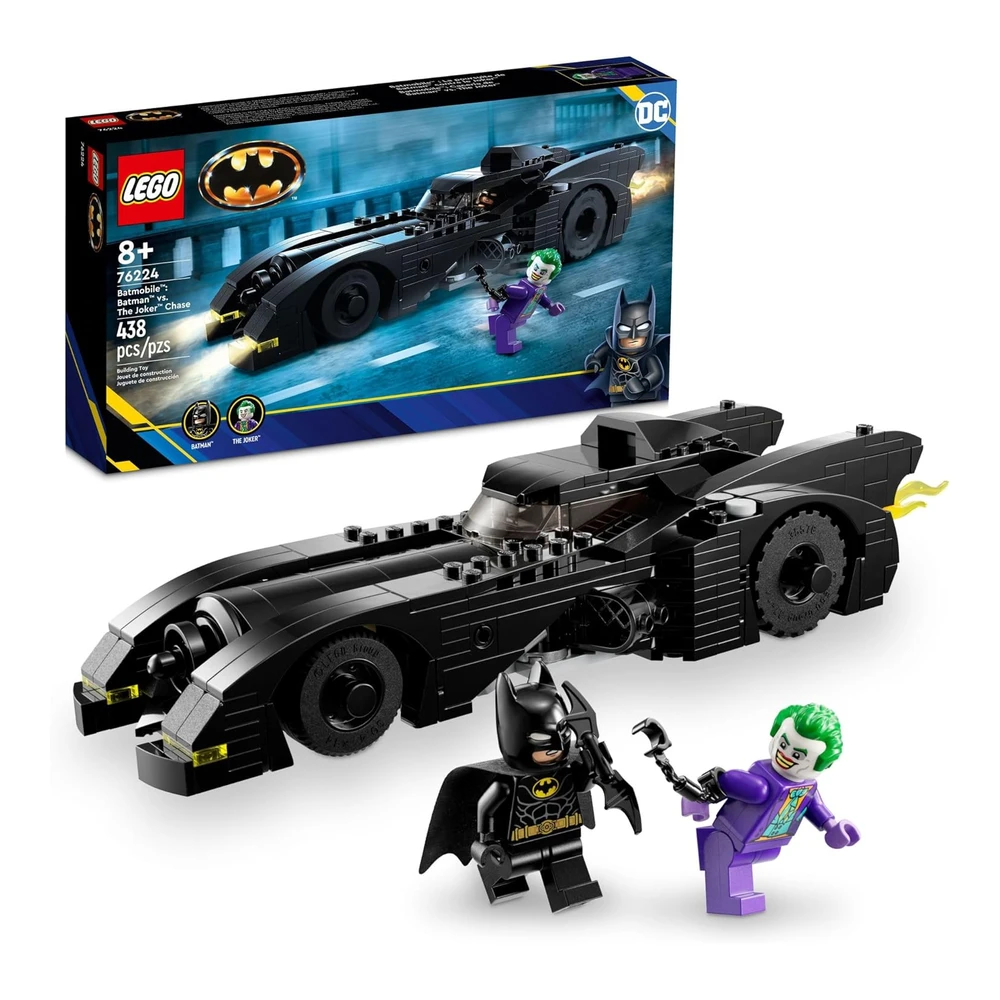 Lego Dc Batmobile - Batman Vs. The Joker Chase Juguetes de Construcción - Vehículo de Batman con Armas y Una Cabina