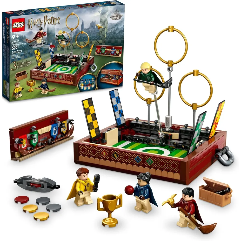 Lego Harry Potter Baúl de Quidditch set construible con 4 minifiguras