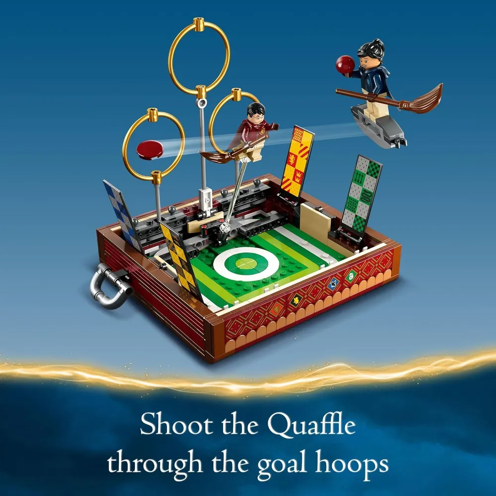 Lego Harry Potter Baúl de Quidditch set construible con 4 minifiguras