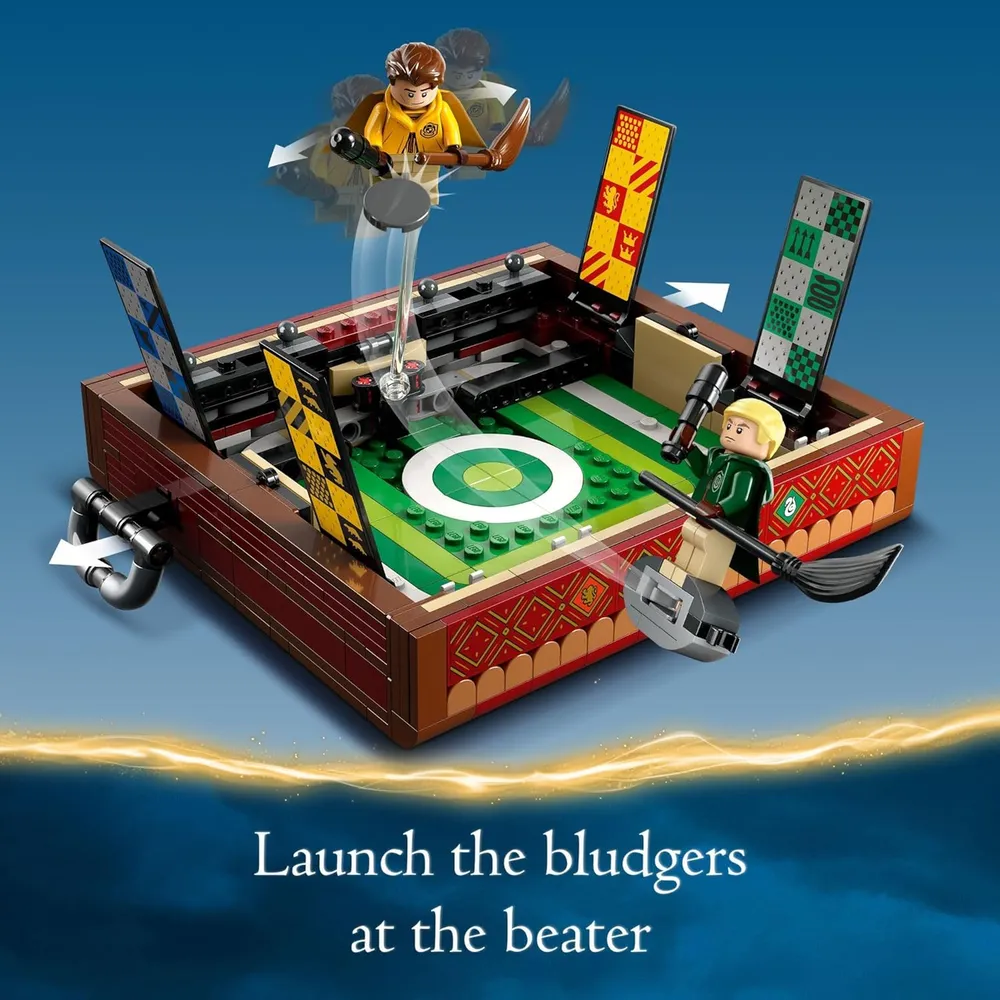 Lego Harry Potter Baúl de Quidditch set construible con 4 minifiguras