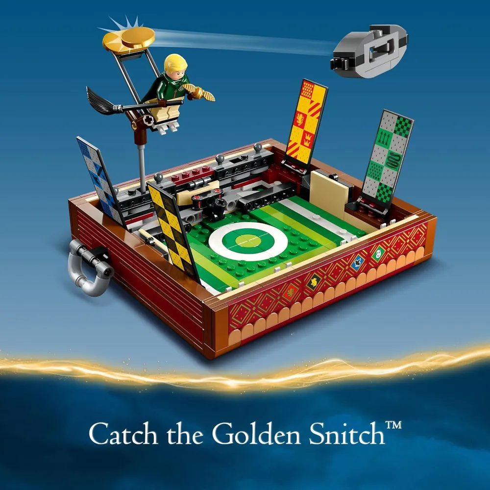 Lego Harry Potter Baúl de Quidditch set construible con 4 minifiguras