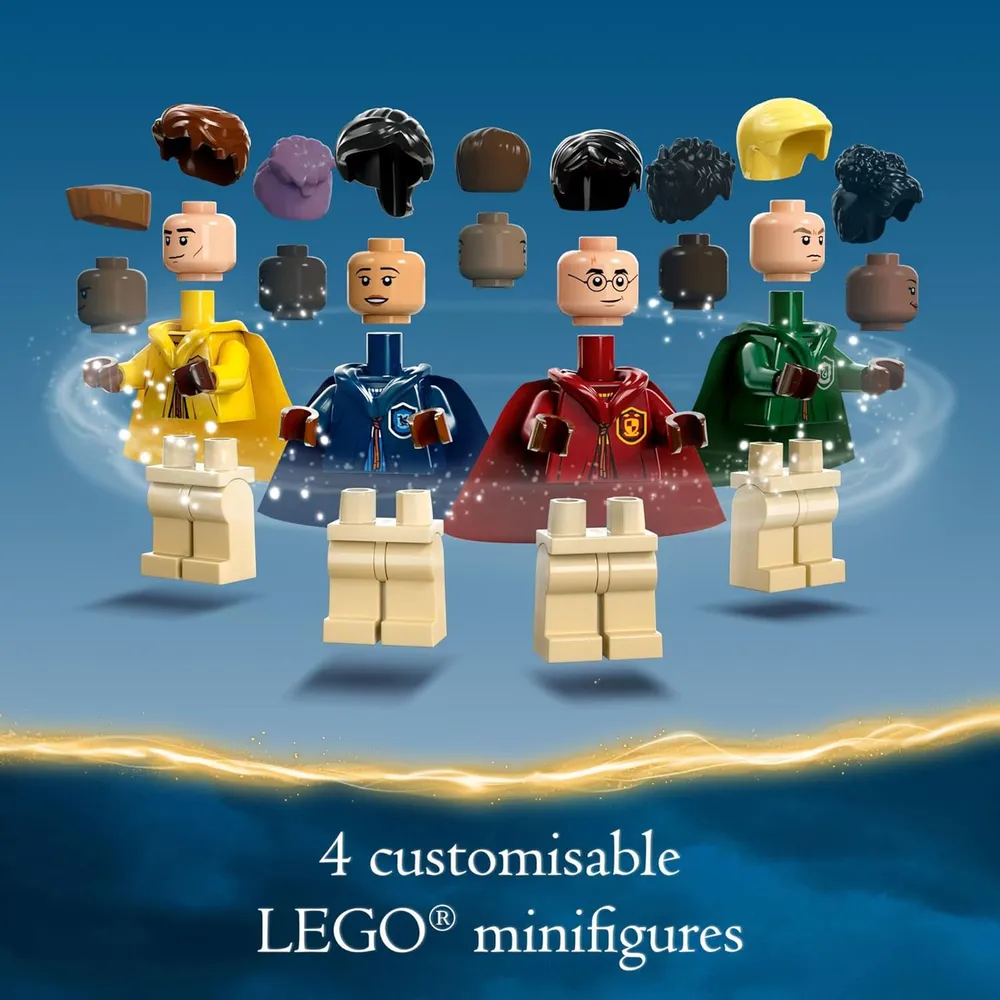 Lego Harry Potter Baúl de Quidditch set construible con 4 minifiguras