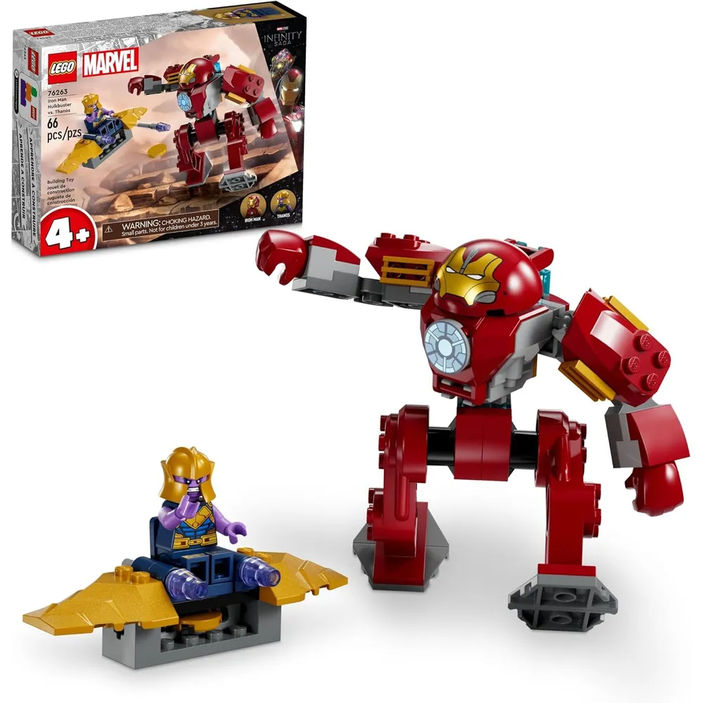 Lego Marvel Iron Man Hulkbuster vs Thanos set de construcción con figuras
