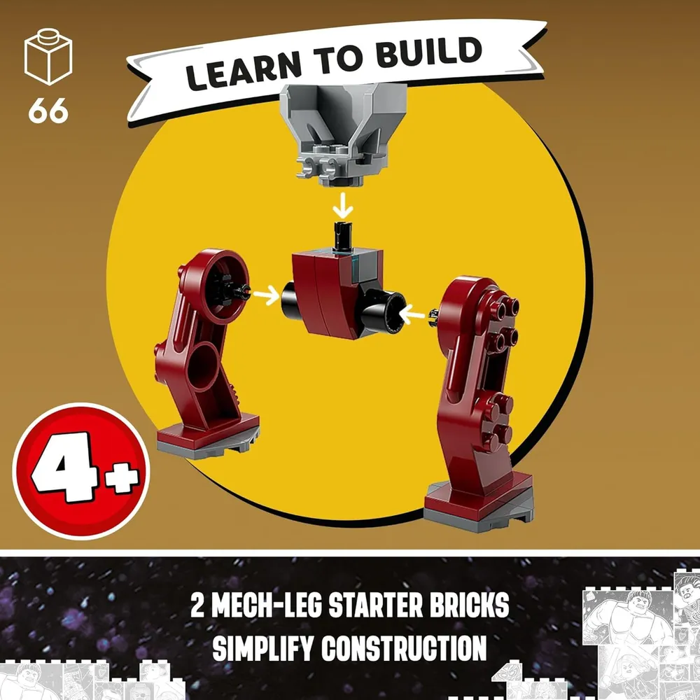 Lego Marvel Iron Man Hulkbuster vs Thanos set de construcción con figuras