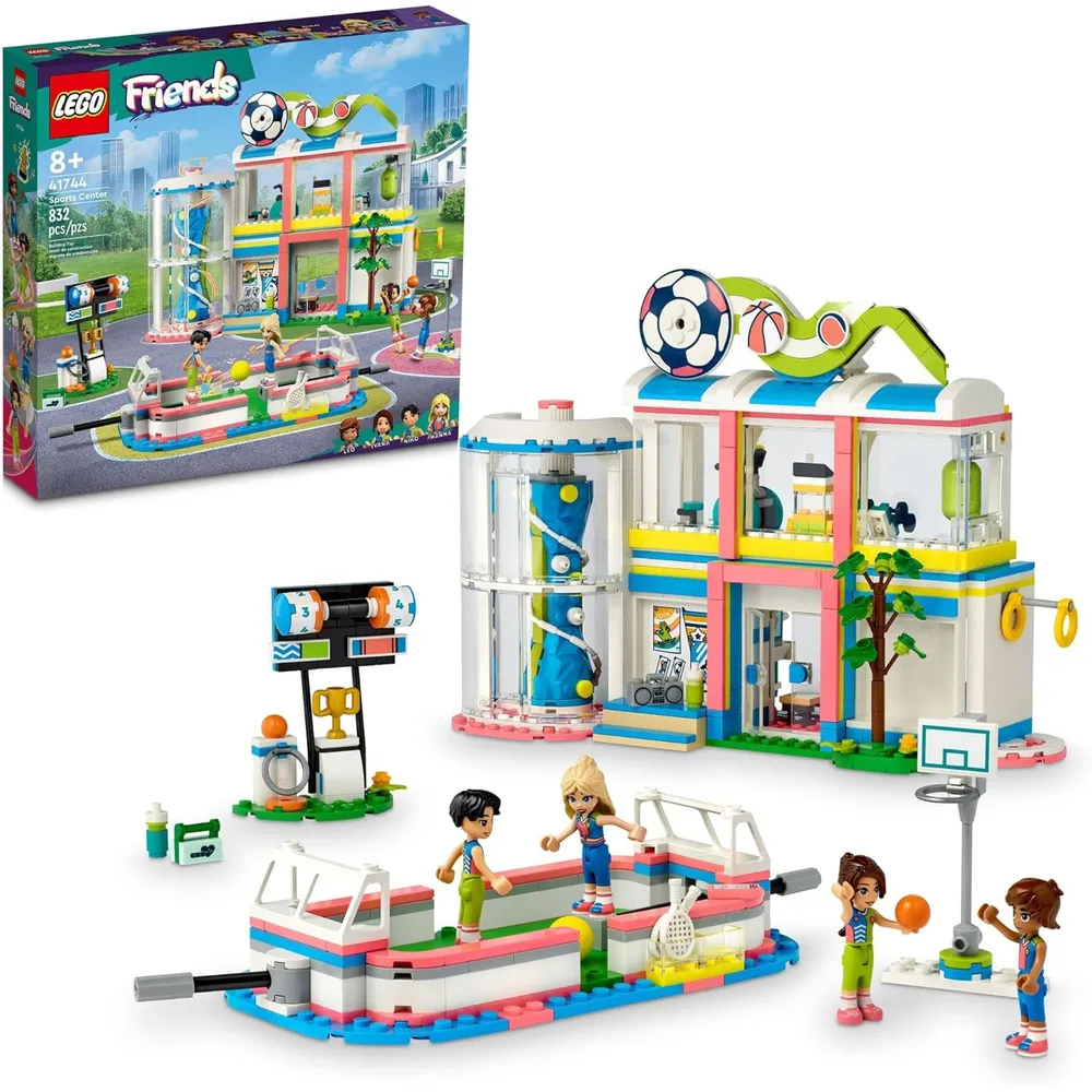 Lego Friends centro deportivo set de construcción con fútbol, baloncesto y tenis