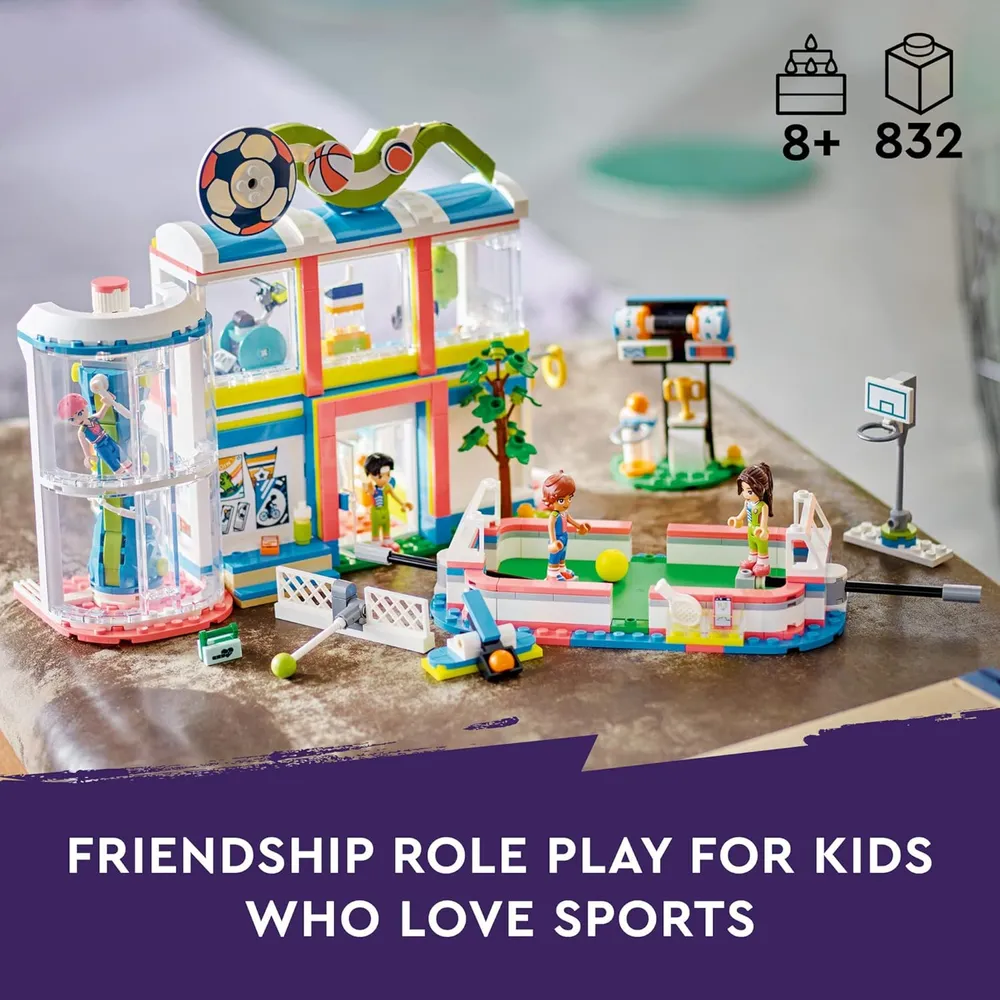 Lego Friends centro deportivo set de construcción con fútbol, baloncesto y tenis