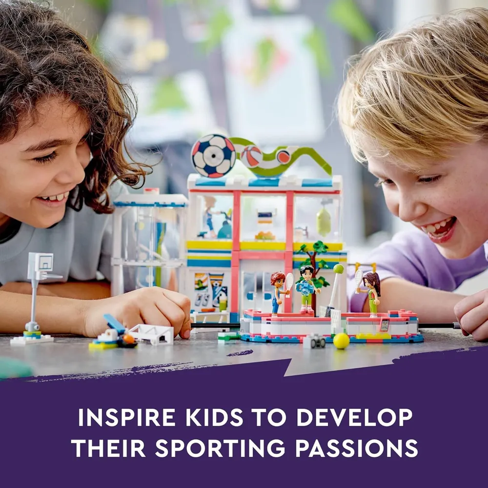 Lego Friends centro deportivo set de construcción con fútbol, baloncesto y tenis
