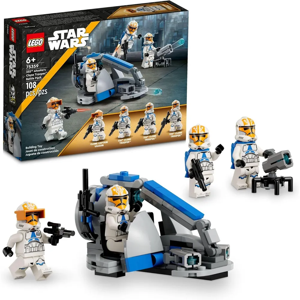 LEGO STAR WARS BATALLÓN DE SOLDADOS CLON DE AHSOKA CON 4 FIGURAS